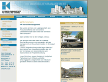 Tablet Screenshot of hk-immobilienmanagement.de